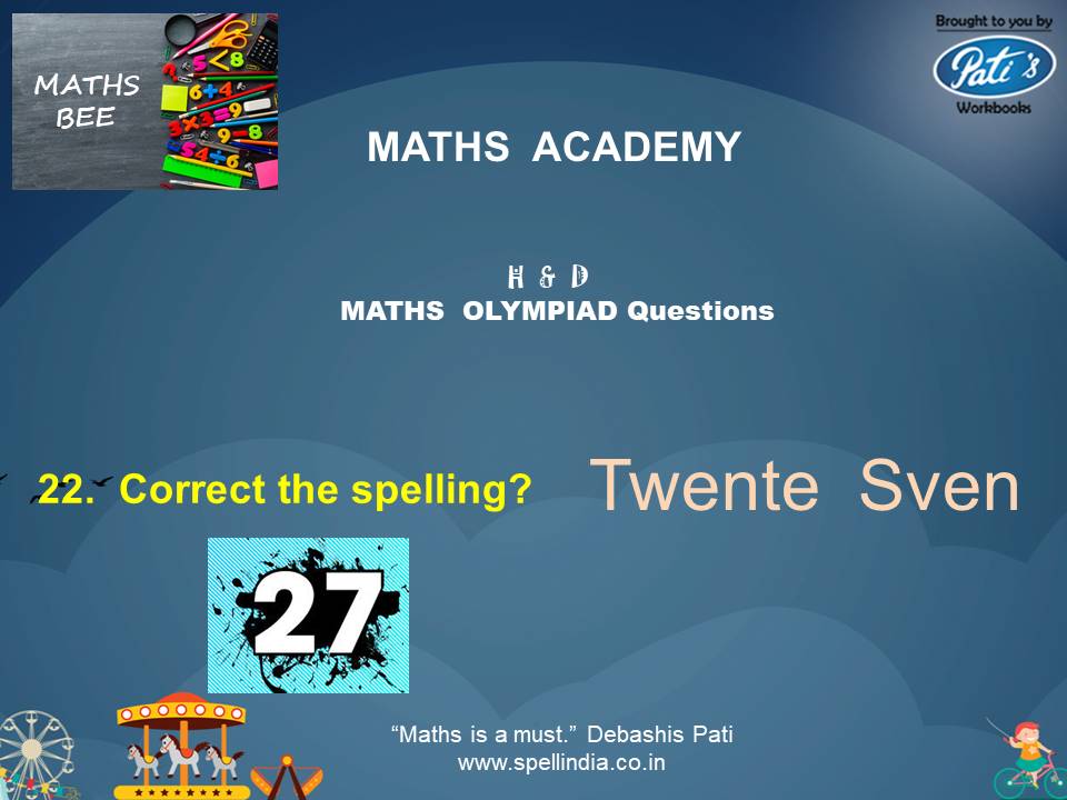 Maths Olympiad exams ... Practice Sample Questions